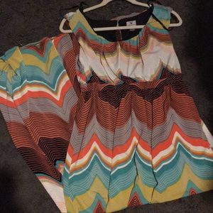 Worthington Multicolored Sleeveless Maxi dress